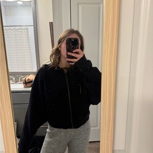 lululemon athletica Black Scuba Hoodie